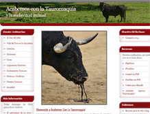 Tablet Screenshot of acabemosconlatauromaquia.com